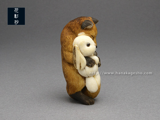 置物 Hana 鹿 動物 ガラス細工 ミニチュア 置物 フォーカート バンビちゃん